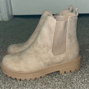 Tan boots